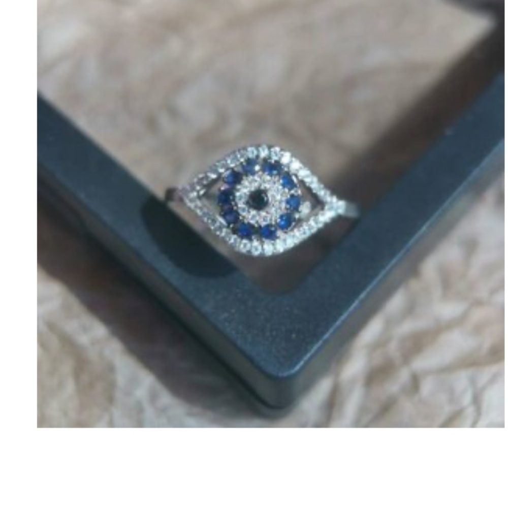 Effy d u p e  Silver Evil Eye Ring - Picture 10 of 10